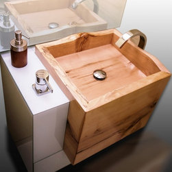 Wooden Sink "Natural" - Bathroom Vanities And Sink Consoles