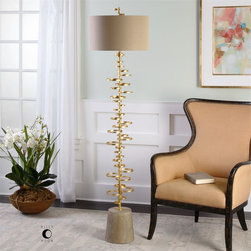 Lostine Floor Lamp | Uttermost - Floor Lamps