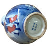 Chinese Red Blue White Porcelain Hand-painted Graphic Small Vase Hws2838