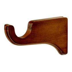 Kirsch 2 Inch Wood Trends 6 Inch Return (Long) Bracket - Curtain Rods