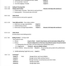Baseball plans
