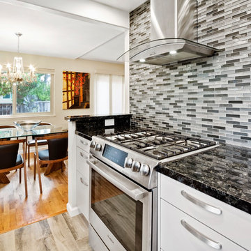 Monochrome Contemporary Kitchen