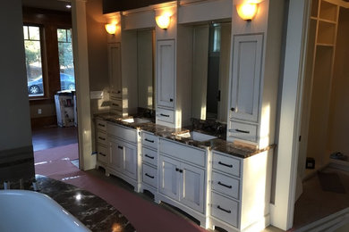 Painted and glazed cabinetry