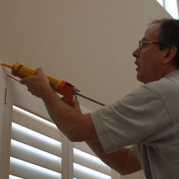 Hunter Douglas Palm Beach Shutter install - Interior Shutters