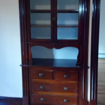 restored china cabinet