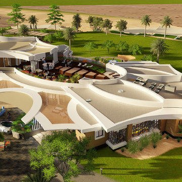 Private Luxury Villa Retreat Spa in the Dubai Desert Dunes