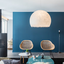 Mural bleu