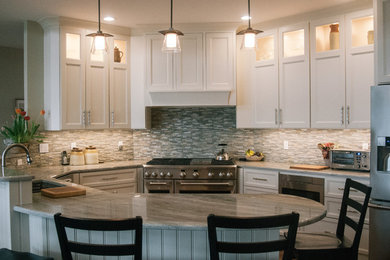 Example of a trendy kitchen design in Grand Rapids