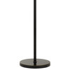 10W Led Adjustable Metal Floor Lamp With Swing Arm, Black