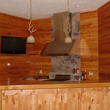 TV Installation in Indoor/Outdoor Kitchen