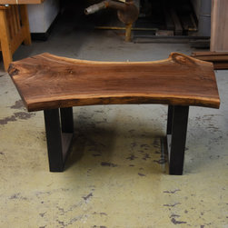 Live Edge Walnut Coffee Table - Furniture