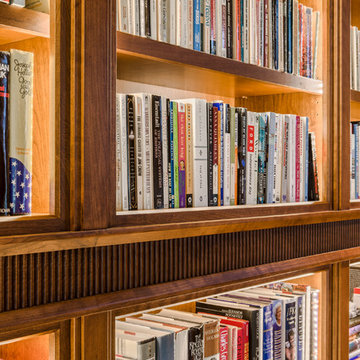 Library - Needham Custom Home - 01