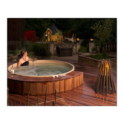 Cedar Hot Tubs in Decks - Hot Tubs