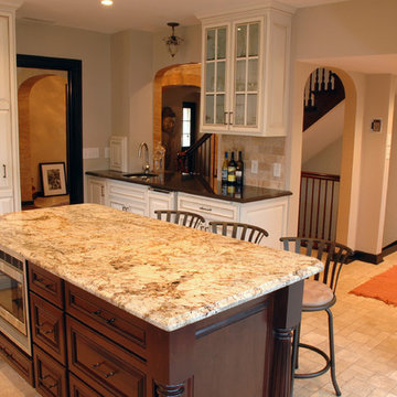 Kitchen Restoring and Updating in the Grand 1920s Tudor Style