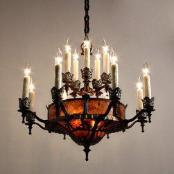 Antique Gothic Revival Lighting - Chandeliers
