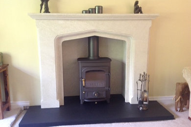 Stove with surround
