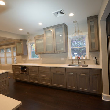 Modern Quartz Open Plan Kitchen