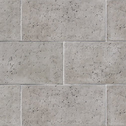 Coronado French Limestone Tile - Color: Silver Ash - 12"x24" Stone Veneer Tile - Siding And Stone Veneer
