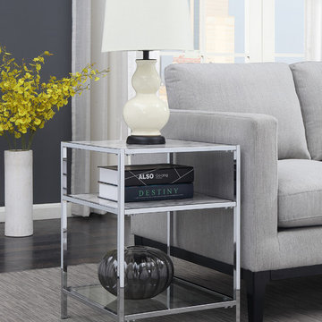 Gold Coast Carrara End Table