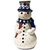 Polish Pottery Snowman, Pattern Number: 41