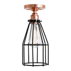 LIMA FLUSH CAGE CEILING LIGHT - Flush Ceiling Lights