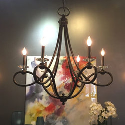 Corso Iron Chandelier - Chandeliers