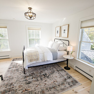 Bedrooms Remodel, White, Transitional Interior – Bay of Fundy, Nova Scotia