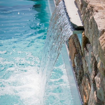 Construction d'une piscine paysagée