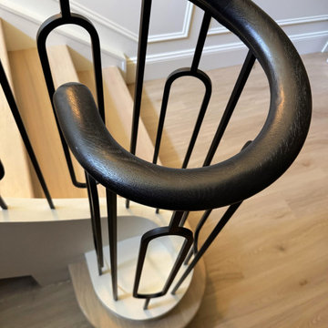 Project #134 | Straight Staircase with Elliptical Stringer
