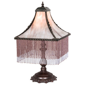 21H Victoria Fringed Table Lamp