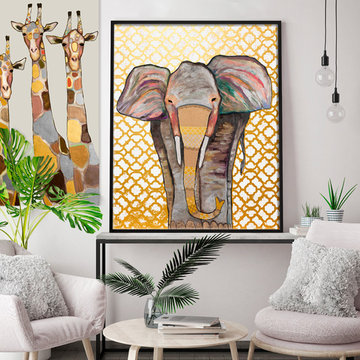 Metallic Wall Art by Eli Halpin