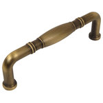 Cosmas - Cosmas 4313-96BAB Brushed Antique Brass Cabinet Pull - Manufacturer: Cosmas