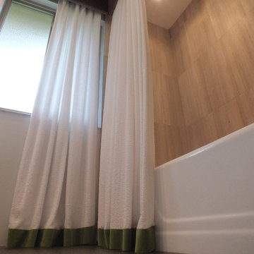 Mid Century Home Hall Bathroom