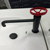 Eviva Enza Single-Hole Black Powder Coated Bathroom Faucet
