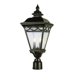 Trans Globe Lighting - Trans Globe Lighting 50513RT Rust 2 Light Outdoor Large Post Light - Post Lights