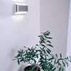 Eclipse 1 - LED Wall Sconce, Brushed Chrome Outer/White Inner