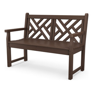 Polywood curved bench deals