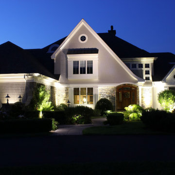 A Festive Lit Home of Color