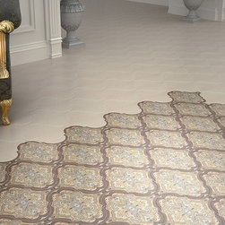 CurvyTile Lithium Samara Cream | 10.5x10.5 - Products