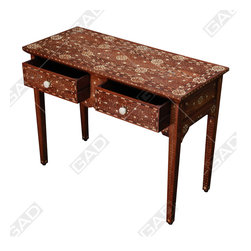 WOOD EN BONE CONSOLE TABLE - Furniture