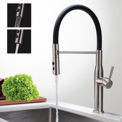 Antique Brass Black Printed Kitchen Pull Down Mixer Sink Faucet TB0449 - Kitchen Faucets
