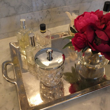 Basking Ridge All Carerra Master Bath