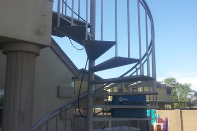 Custom Metal Spiral Stair