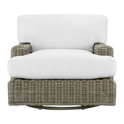 Wyatt Outdoor Motion Chair with Cushion - Outdoor Cushions And Pillows