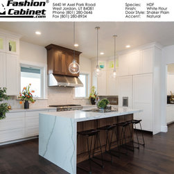 HDF/Walnut-White Flour-Shaker - Kitchen Cabinetry