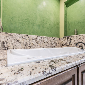 Delicatus White Granite Bathroom Countertops