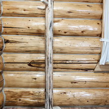 Tree limb coat rack