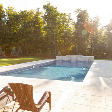 Modern Rectangular Estate Inground