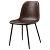 Norwich Distressed Brown Leather Dining Chair
