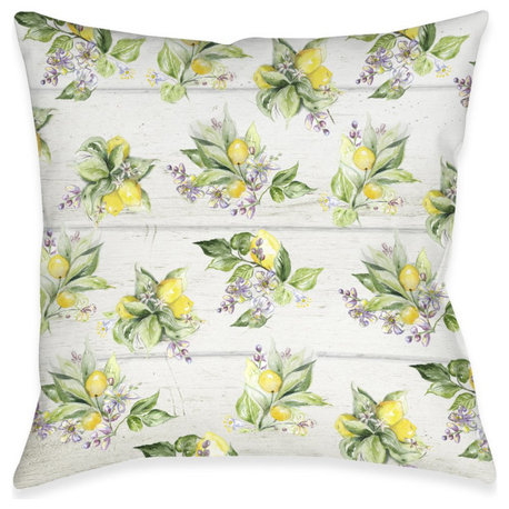 Lemon Bunch Indoor Pillow, 18"x18"